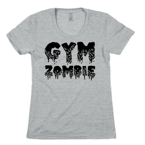 Gym Zombie Womens T-Shirt