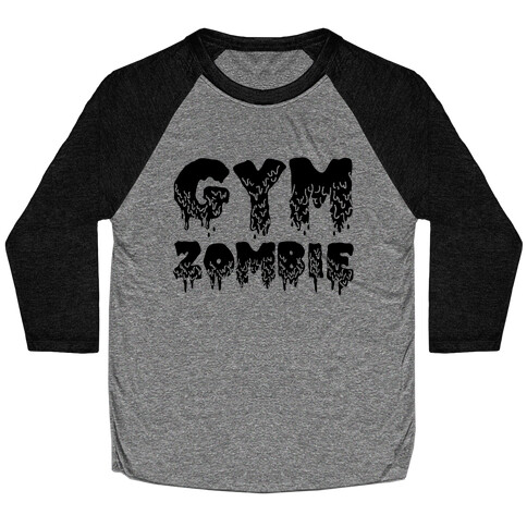 Gym Zombie Baseball Tee