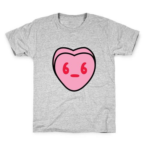 Candy Heart Side Eye Kids T-Shirt