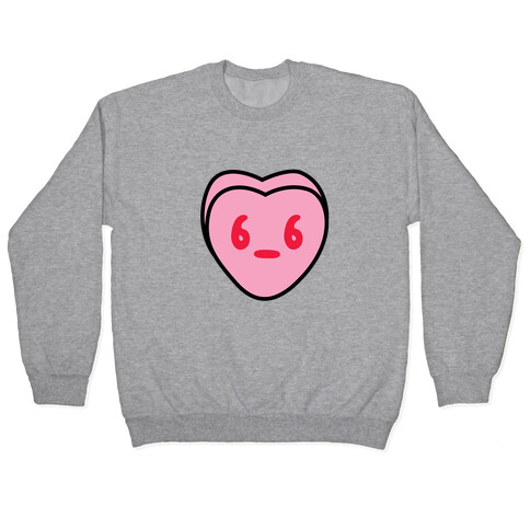 Candy Heart Side Eye Pullover