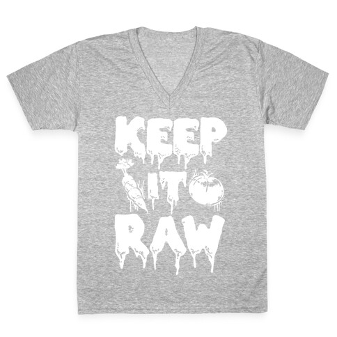 Keep It Raw V-Neck Tee Shirt