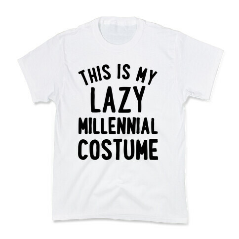 This is My Lazy Millennial Costume Kids T-Shirt