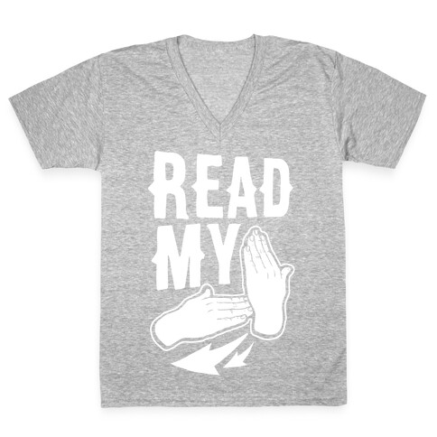 Read My Hands V-Neck Tee Shirt