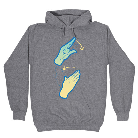 No Thanks (ASL) Hooded Sweatshirt