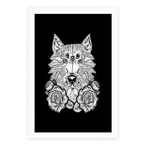 Seven Eyed Wolf Poster