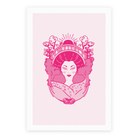 Geisha Garden Poster