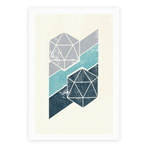 Winter Icosahedron Poster