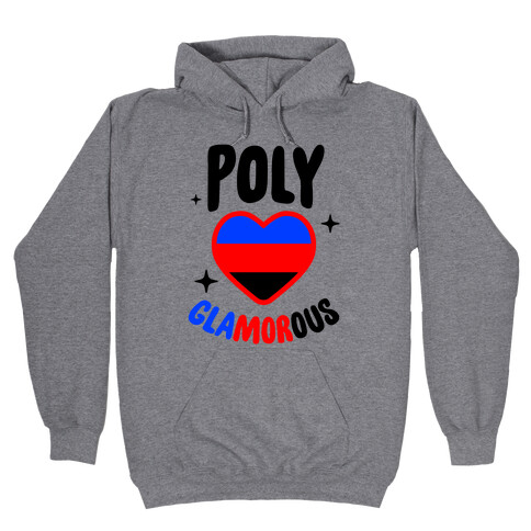 Poly Glamorous Hooded Sweatshirt
