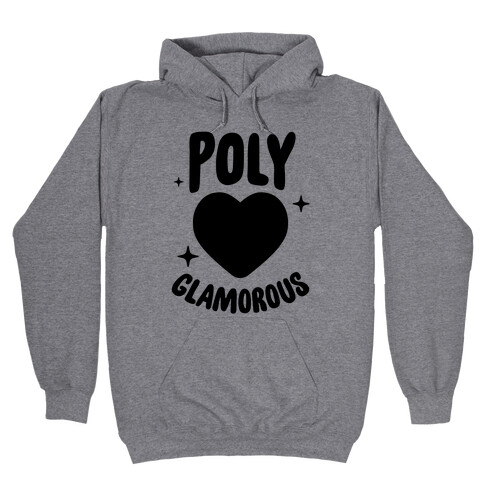 Poly Glamorous Hooded Sweatshirt