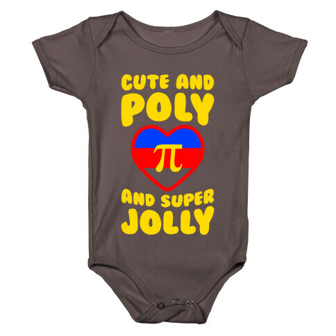 Cute And Poly And Super Jolly Baby One-Piece