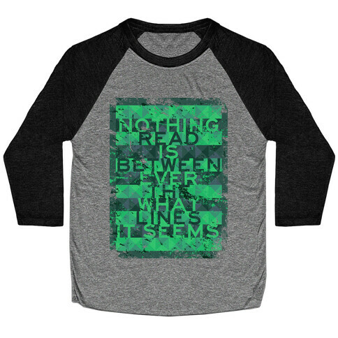 Between the Lines (distressed T) Baseball Tee