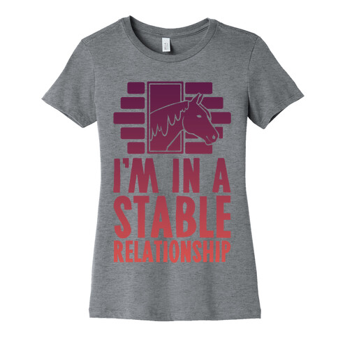 I'm In A Stable Relationship Womens T-Shirt