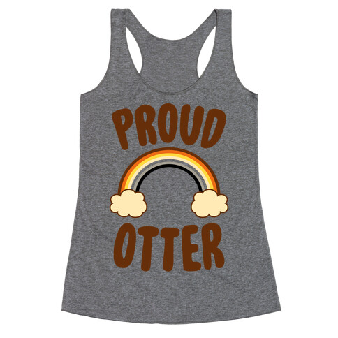 Proud Otter Racerback Tank Top