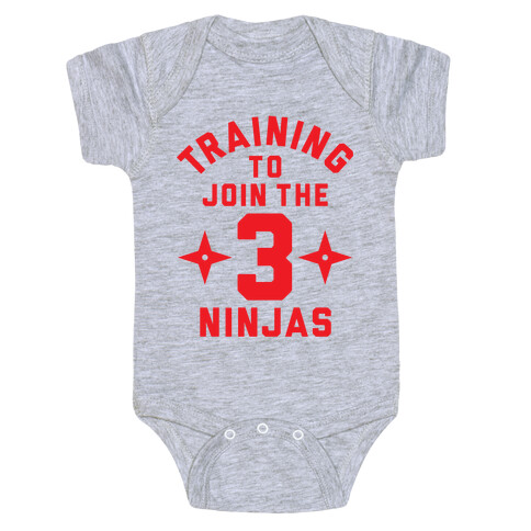 Training To Join The 3 Ninjas Baby One-Piece