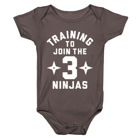 Training To Join The 3 Ninjas Baby One-Piece