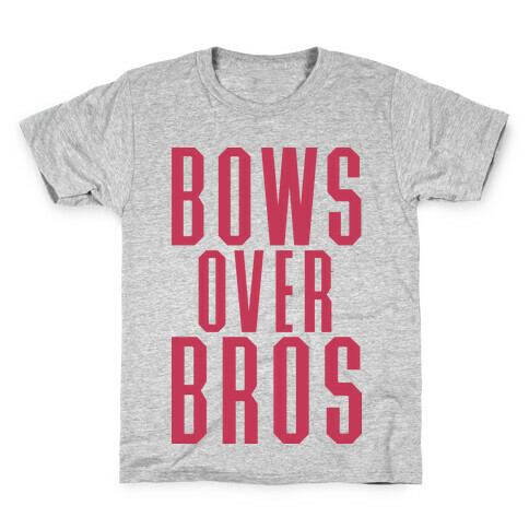 Bows Over Bros Kids T-Shirt