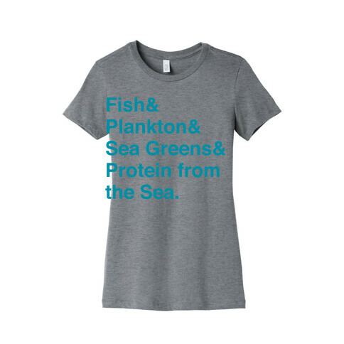 Protein From The Sea Womens T-Shirt