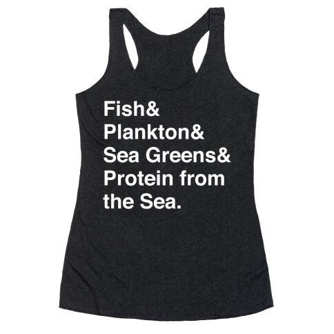 Protein From The Sea Racerback Tank Top