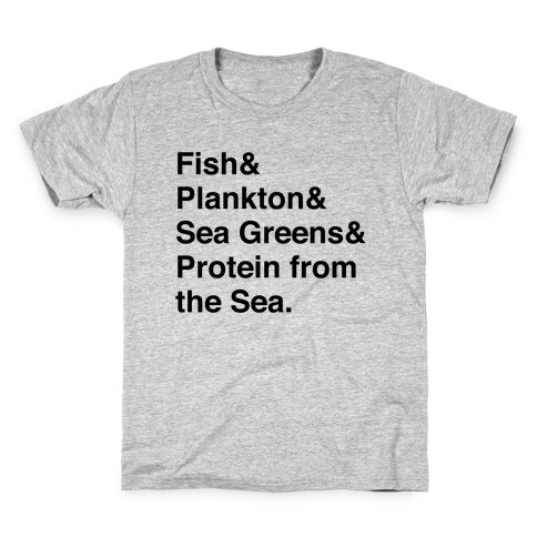 Protein From The Sea Kids T-Shirt