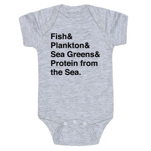 Protein From The Sea Baby One-Piece