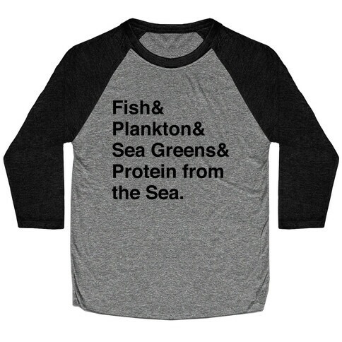 Protein From The Sea Baseball Tee