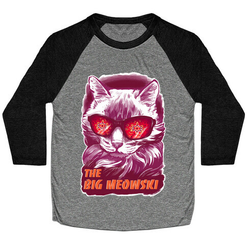 The Big Meowski Baseball Tee