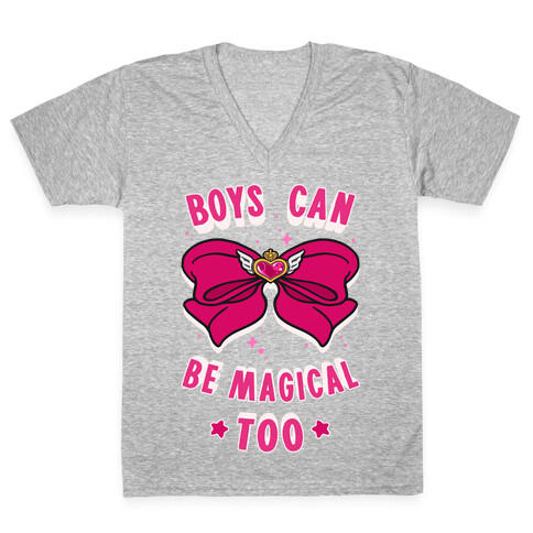 Boys Can Be Magical Too V-Neck Tee Shirt