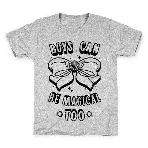 Boys Can Be Magical Too Kids T-Shirt