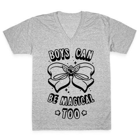 Boys Can Be Magical Too V-Neck Tee Shirt