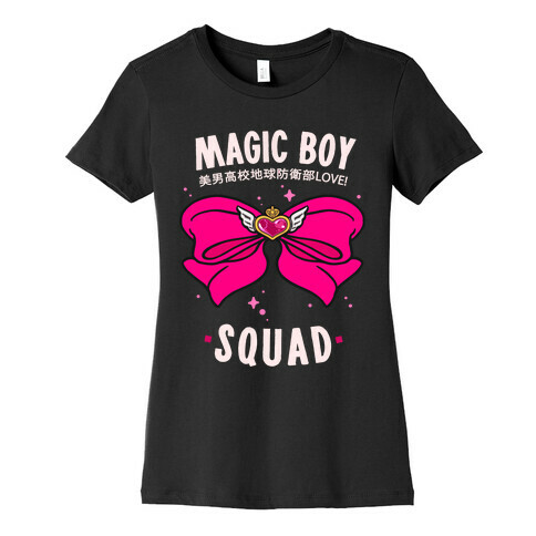 Magic Boy Squad (Pink) Womens T-Shirt