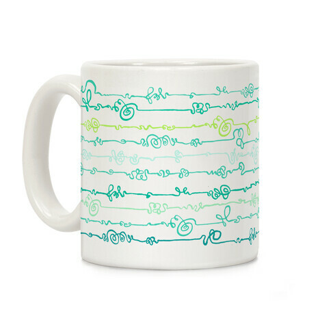 Scribble Doodle Pattern Coffee Mug