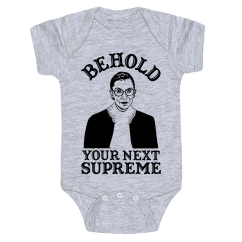 Behold Your Next Supreme Baby One-Piece