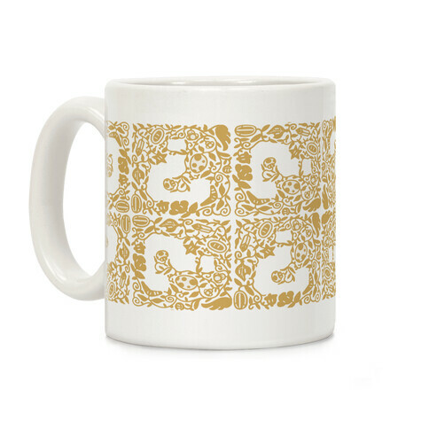 Floral Question Block Coffee Mug