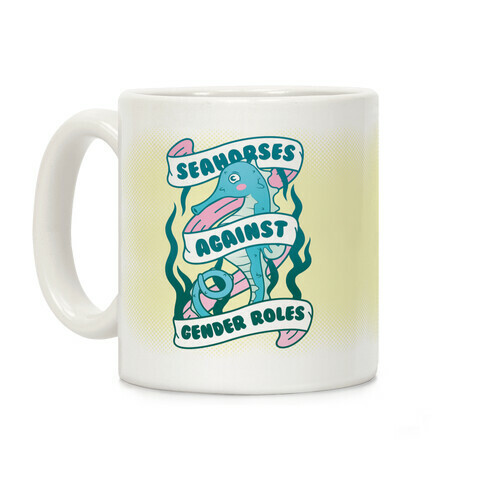 Seahorses Against Gender Roles Coffee Mug