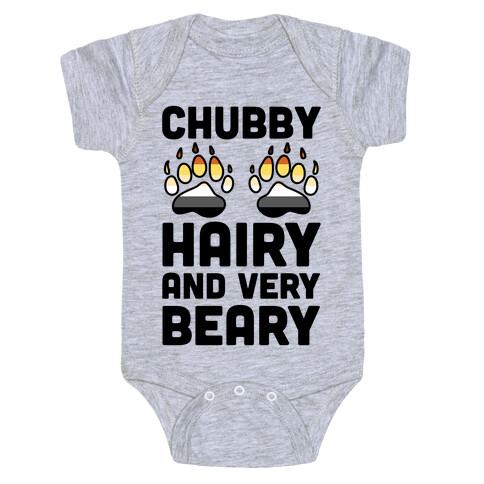 Chubby Hairy And Very Beary Baby One-Piece