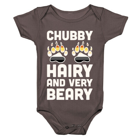 Chubby Hairy And Very Beary Baby One-Piece