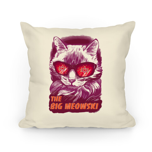 The Big Meowski Pillow