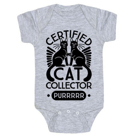 Certified Cat Collector Baby One-Piece