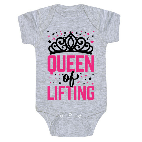 Queen Of Lifting Baby One-Piece