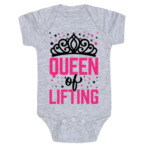 Queen Of Lifting Baby One-Piece