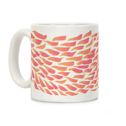 Watercolor Flower Petals Coffee Mug