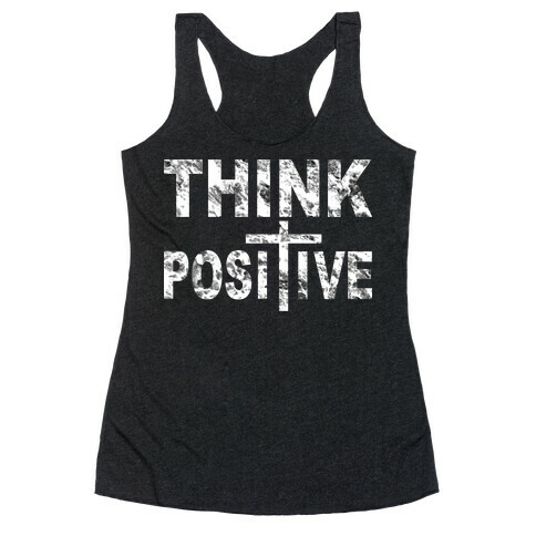 Think Positive Racerback Tank Top