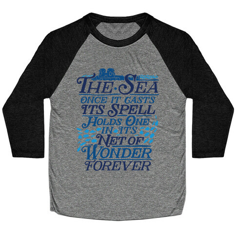 The Sea Baseball Tee