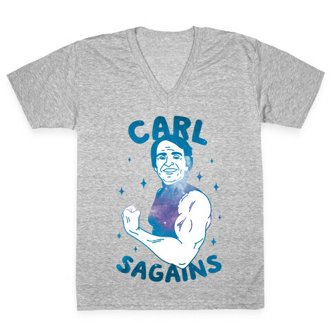 Carl SaGAINS V-Neck Tee Shirt