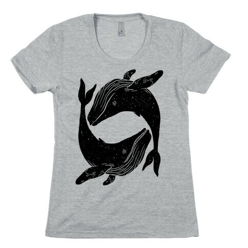 The Circle of Whales Womens T-Shirt
