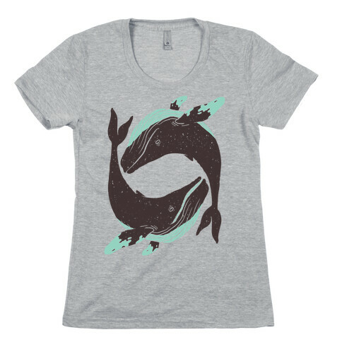The Circle of Whales Womens T-Shirt