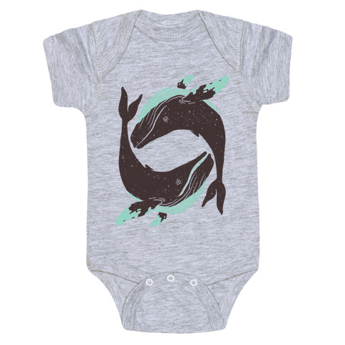 The Circle of Whales Baby One-Piece