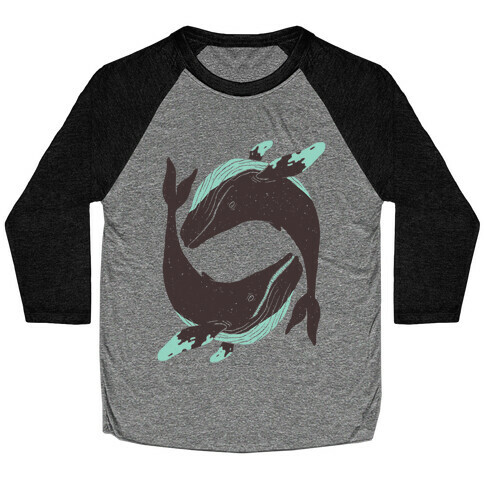 The Circle of Whales Baseball Tee