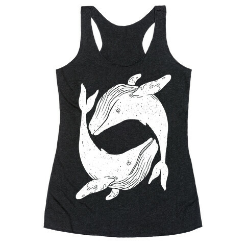 The Circle of Whales Racerback Tank Top