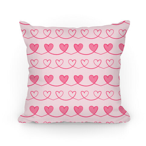 Heart Doodle Pattern Pillow